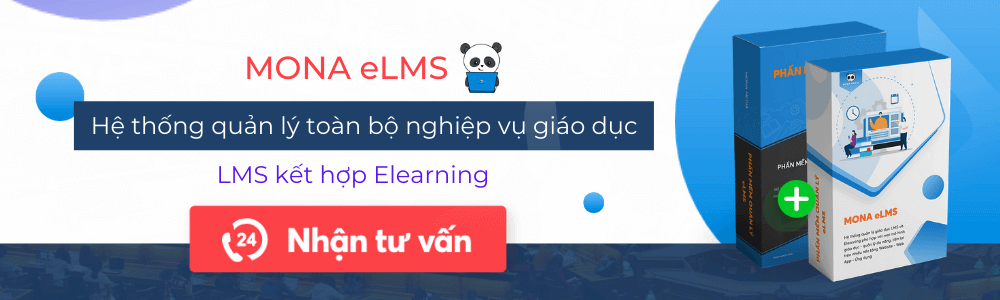 Phần mềm dạy học trực tuyến Mona eLMS