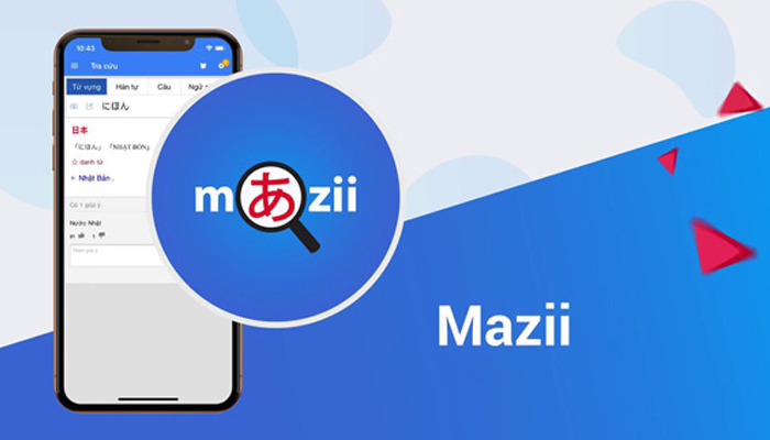Phần mềm tự học tiếng Nhật - Mazii