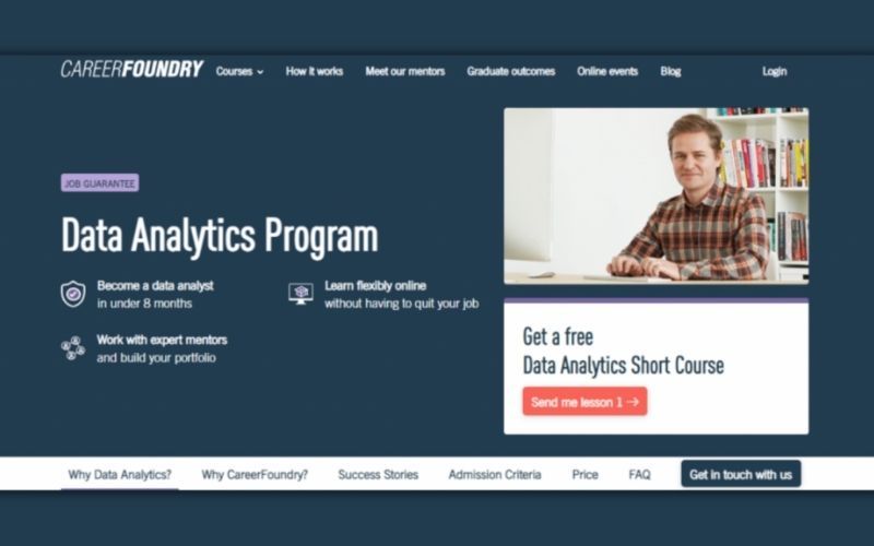 tự học data analyst với CareerFoundry