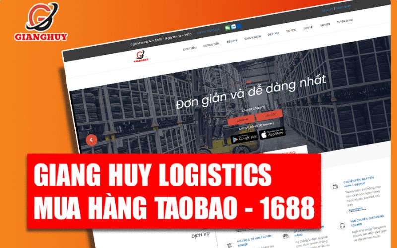 Website nhập hàng Trung Quốc Giang Huy