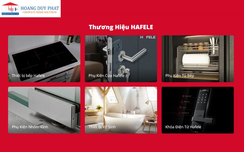 Hoàng Duy Phát - Đơn vị phân phối sản phẩm Hafele 