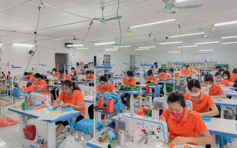 các xưởng may trong nước
