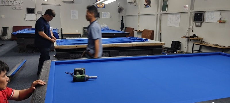 thay vải nỉ bằng cách cố định bằng ghim