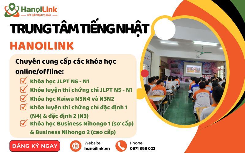 Trung tâm Đào tạo Tiếng Nhật HanoiLink
