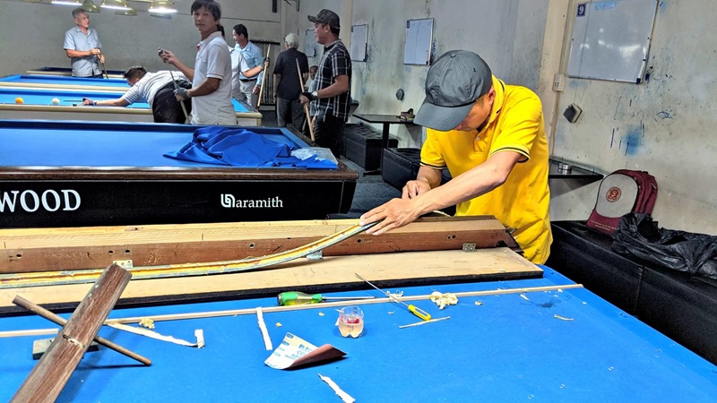xử lý các mối nối trên bề mặt