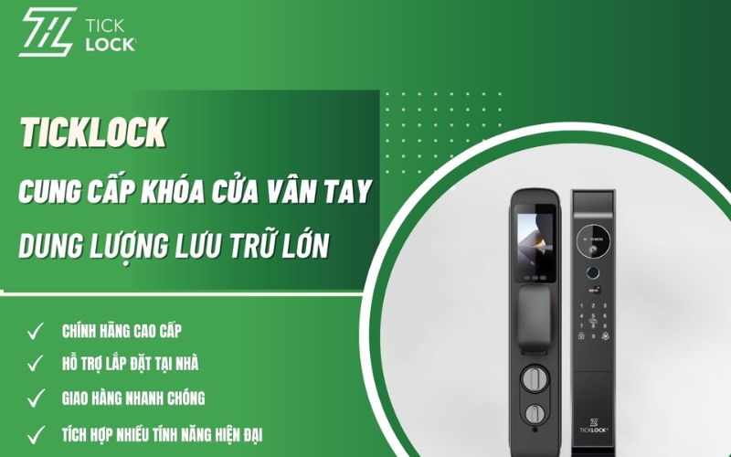 Khóa cửa vân tay TICKLOCK