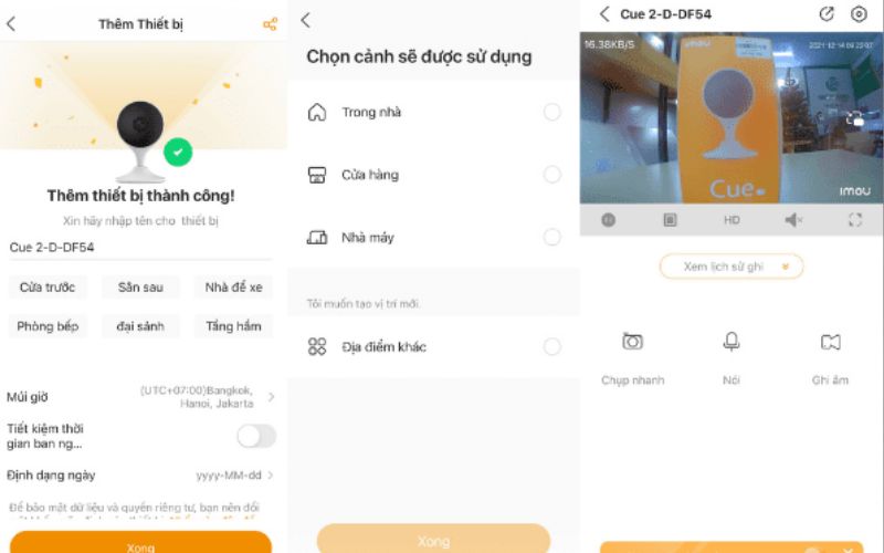 cách xem camera Imou trên điện thoại