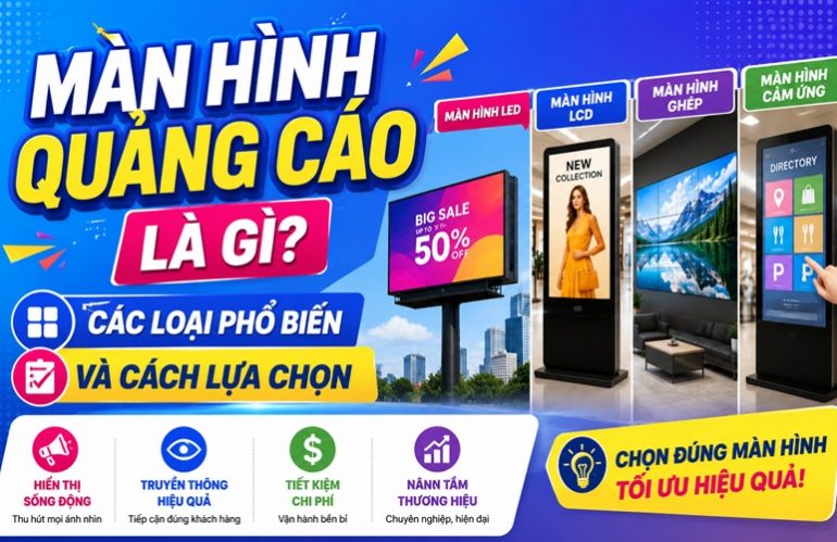 màn hình quảng cáo